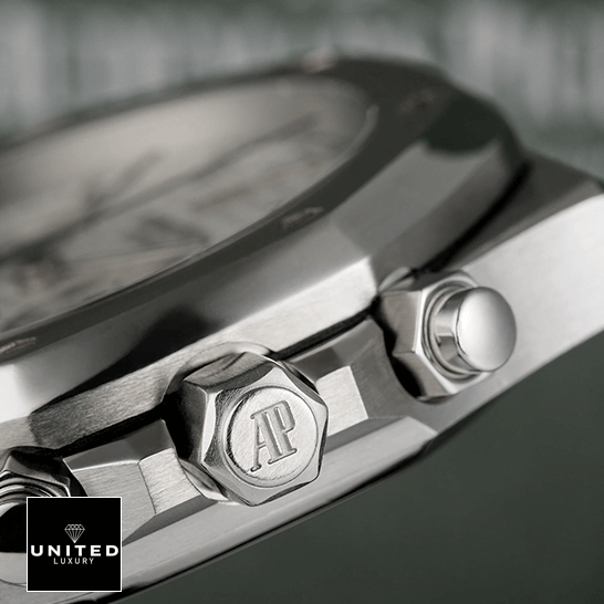 Audemars Piguet 25860ST.OO_.1110ST.05 Royal Oak White  crown / push button