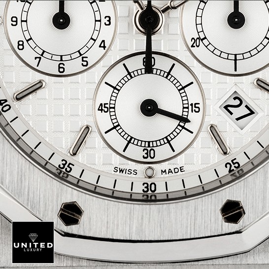 Audemars Piguet 25860ST.OO_.1110ST.05 White Dial  close view