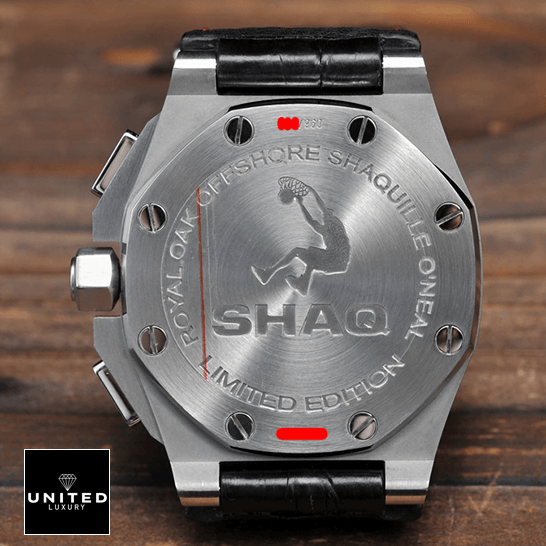 Audemars Piguet Royal Oak Offshore Shaquille Steel Case  wood background