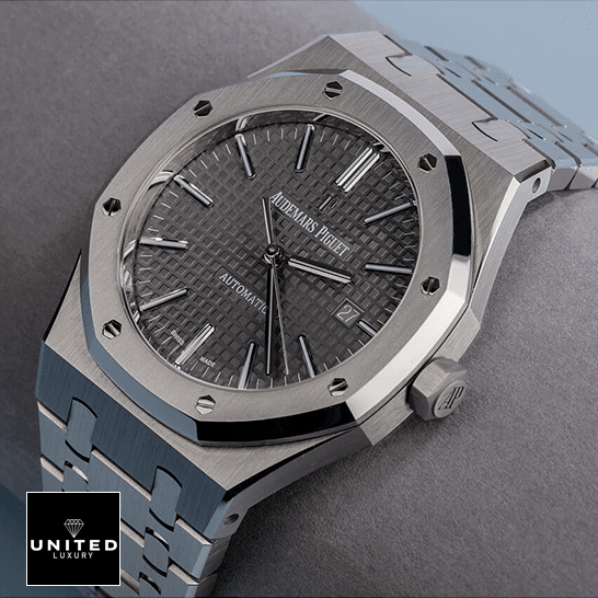 Audemars Piguet Royal Oak Selfwinding Gray  gray background