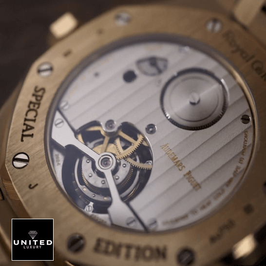 Royal Oak Tourbillon 5 Audemars Piguet Royal Oak Tourbillion upside case view