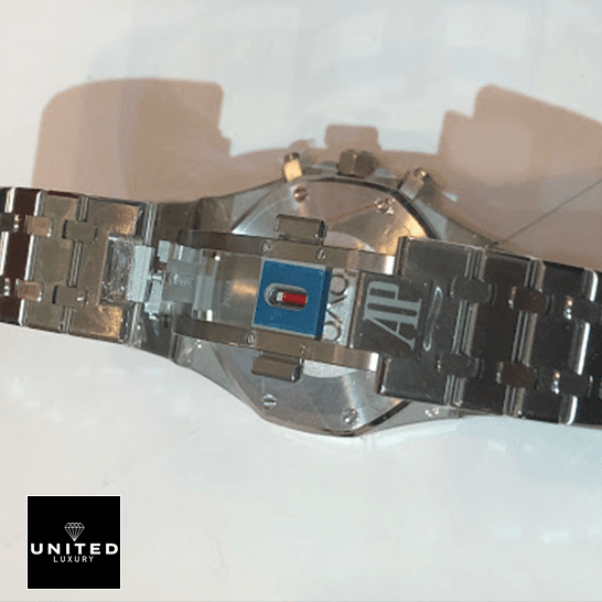 Audemars Piguet Stainless Steel Bracelet  opened clasp white background