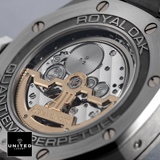 Audemars Piguet Royal Oak Steel  mechanism close view