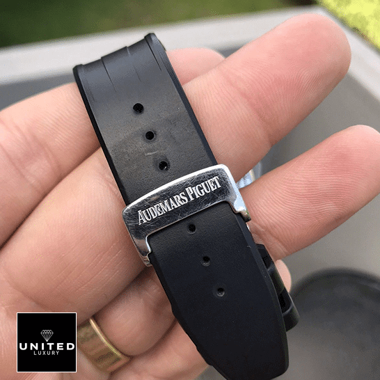 Audemars Piguet Royal Oak Black Rubber Bracelet  on the hand