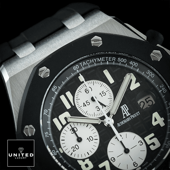 Audemars Piguet Royal Oak Black Dial  black background