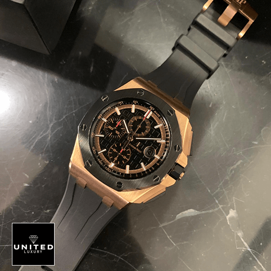 Audemars Piguet Royal Oak Offshore Black Rubber Bracelet  ın the ceramic