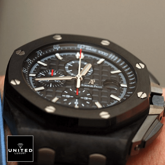 Audemars Piguet 26402CE.OO_.A002CA.01 Black Dial  on the man wrist
