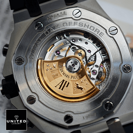 Audemars Piguet Eoyal Oak Offshore Steel Case  upside view