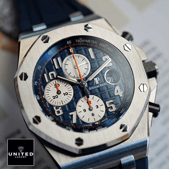 Audemars Piguet Blue Dial 26470ST.OO_.A027CA.01  white background