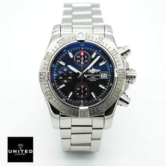 Breitling Super Avanger A11370  Blue Dial Chronograph