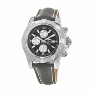 breitling-super-avenger-black-leather-stell-watch