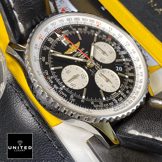 Breitling Navitimer Black Chronograph Dial  black dial