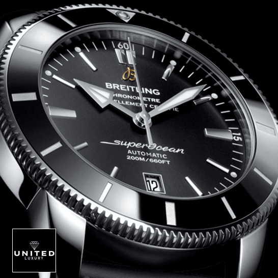 Superocean Heritage B20 Automatic 42 6 Breitling Superocean Heritage Automatic Black Dial black background