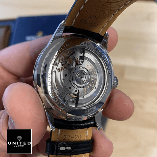 Breitling AB0118221G1P1 Steel Case  upside view