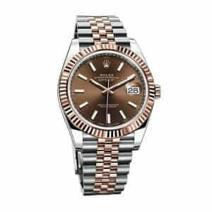 rolex-datejust-brown-dial-steel-watch
