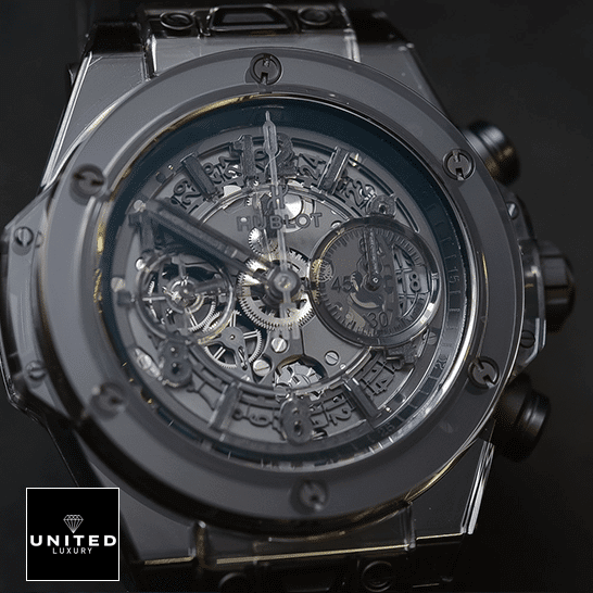 Hublot 411.JB_.4901.RT Big Bang Black Case Dial Bezel  front view