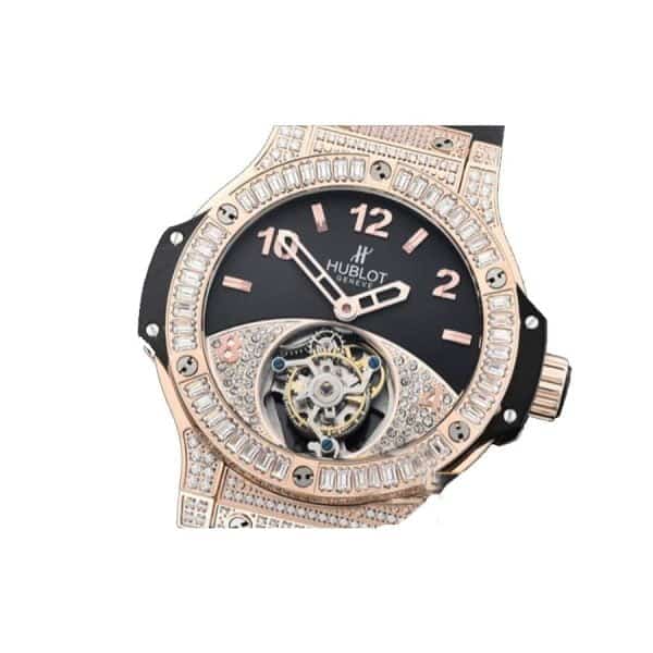 Hublot With Diamonds 1 Hublot with diamond tourbillion white backgorund