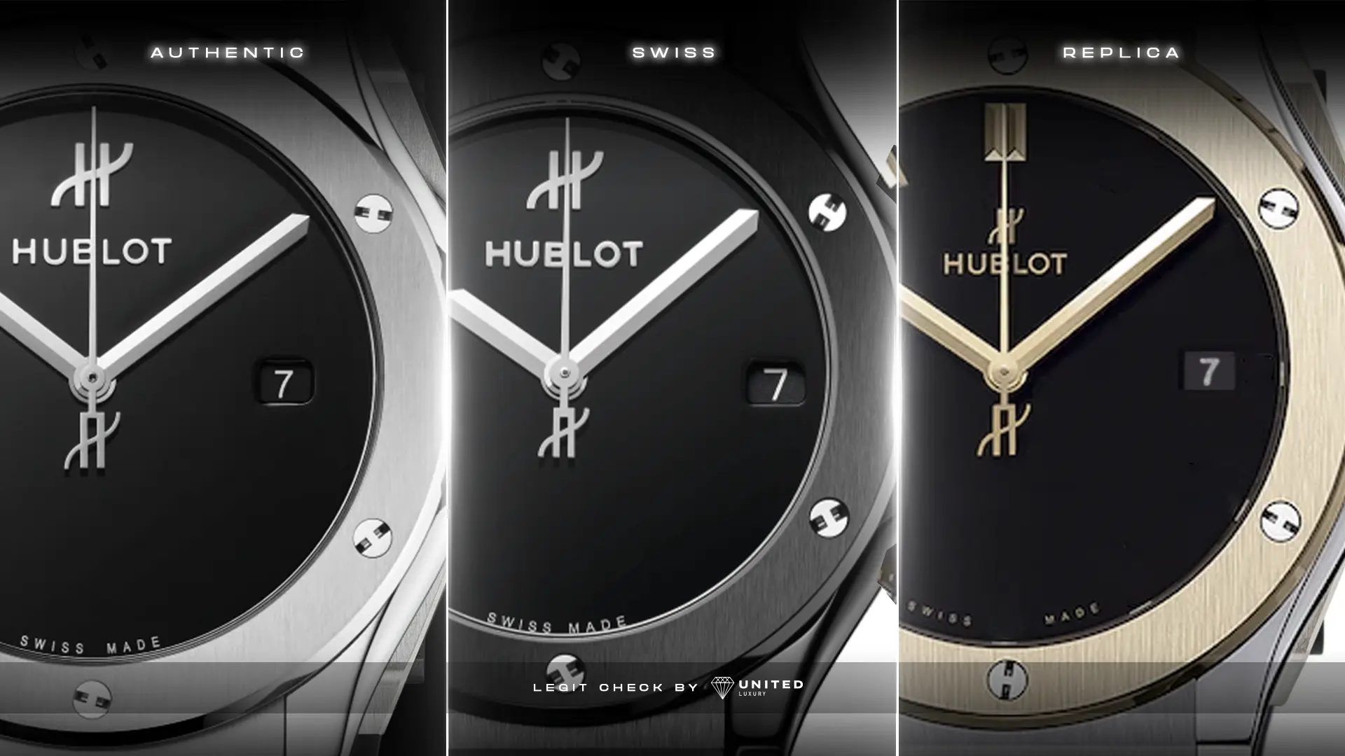 hublot  vs original vs swiss number date whesl