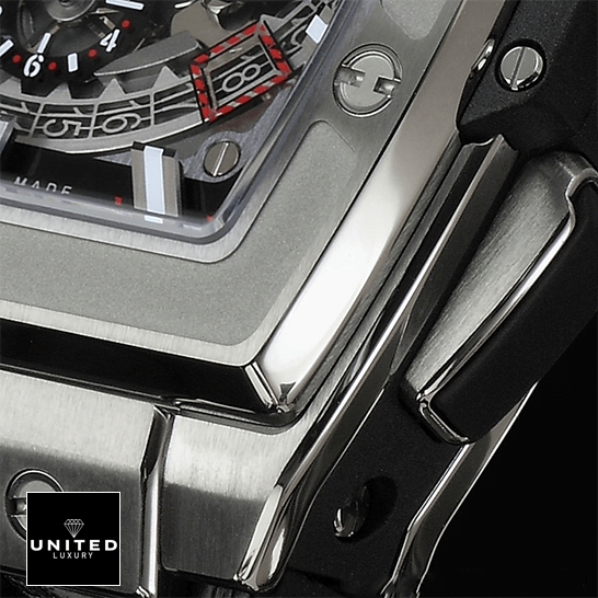 Hublot Big Bang 45 Tiitanium Ceramic Steel Case  close front view