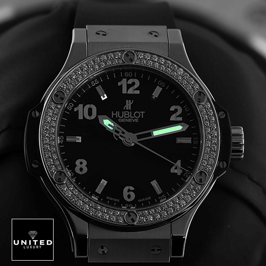 Hublot 361_SX_1270_RX_1104 Big Bang Steel Black Diial  dial phosphor