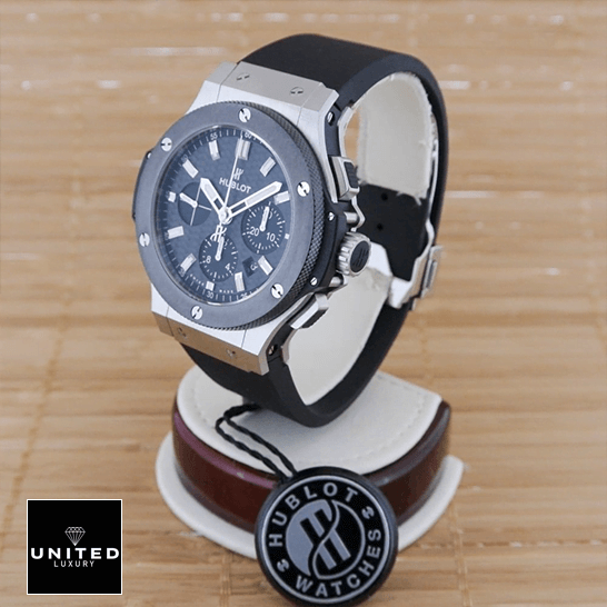 Hublot Big Bang Steel Ceramic  on the stand