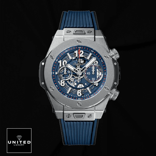 Hublot Big Bang Unico Blue 84.394.-5471.NL_.7112.RX  black background