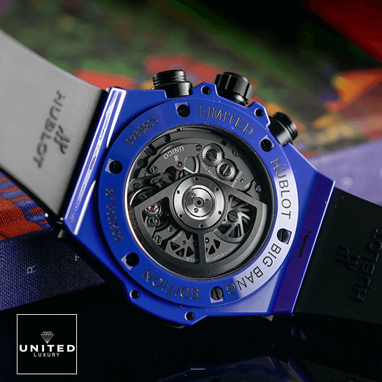 HUblot Big Bang UInico Blue Magic 411.ES_.5119  blue steel case