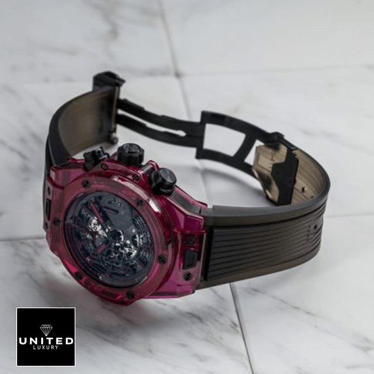 Hublot Big Bang Unico Red Sapphire 411.JR_.4901.RT  opened clasp