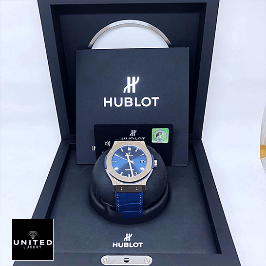Hublot 565.NX_.7170.LR Classic Fusion Automatic Blue Dial  in the box