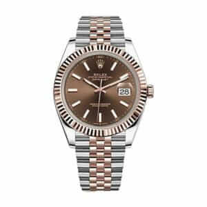 rolex-datejust-brown-dial-steel-watch