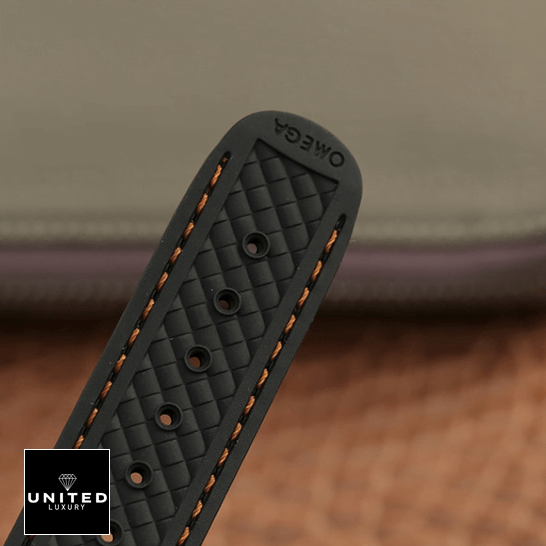 Omega Aqua Terra Black Rubber Bracelet 