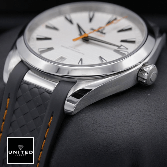 Omega Aqua Terra 220.12.41.21.02.002 White Dial  black background