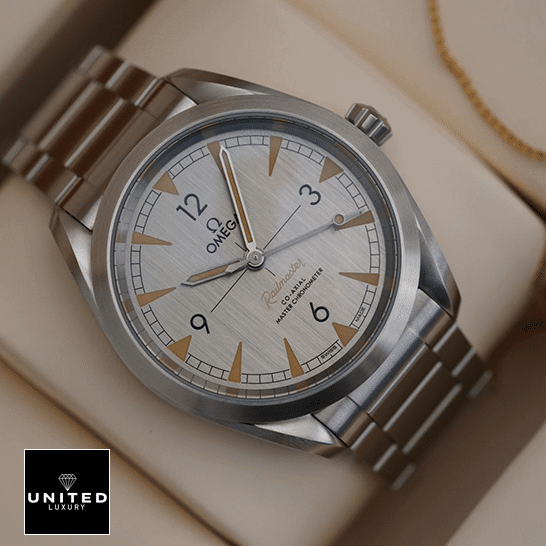 Omega Railmaster White Dial  in the box