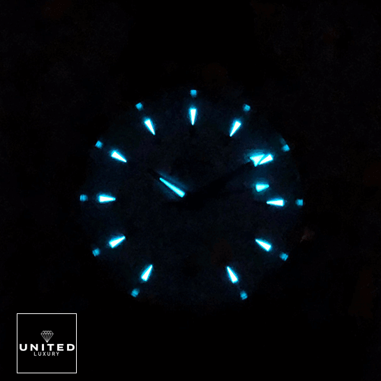 Omega Seamaster 220.22.41.21.02.001  dial phosphor