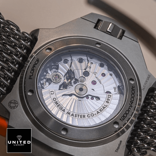 Omega Seamaster Ploprof Stainless Steel Case  upside view