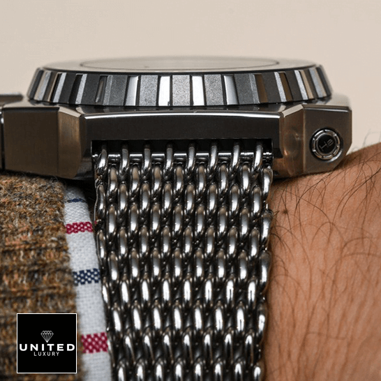 Omega Stainless Steel Case & Bracelet  on the man wrist