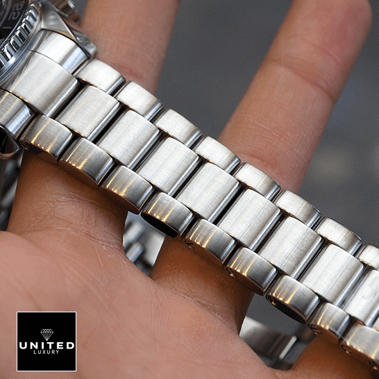 Omega Seamaster Stainless Steel Bracelet  on the hand