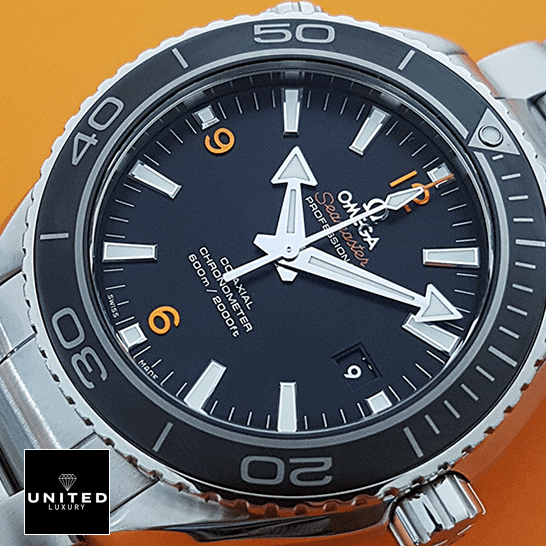 Omega Seamaster Professıonal Black Dial  orange background