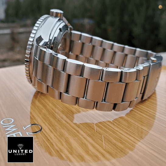 Omega Seamaster Stainless Steel Bracelet  side view