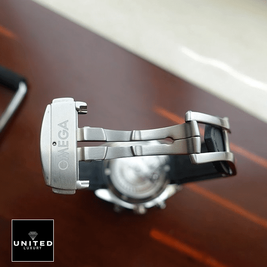 Omega Stainless Steel Clasp  opened clasp