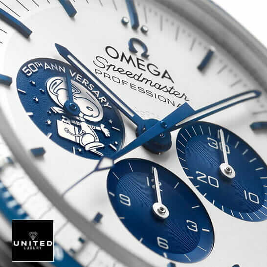 Omega Speedmaster Professıonal White Dial  close analog view