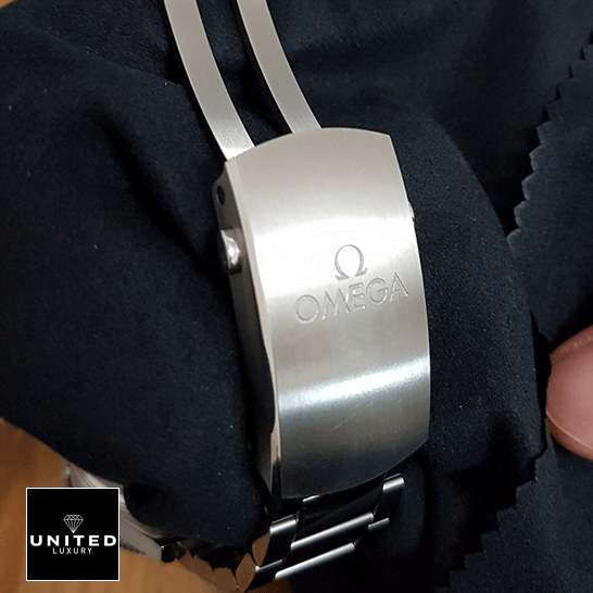 Omega Seamaster Stainless Steel  opened clasp