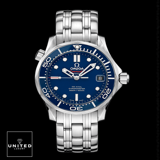 Omega Seamaster 212_30_36_20_03_001 300m Steel Blue Dial  black background