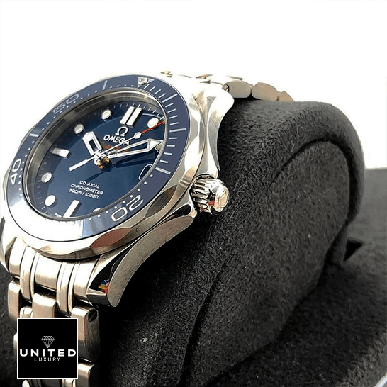 Omega Seamaster 300m Steel Blue Dial  in the stand