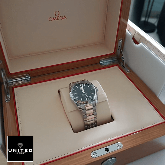 Omega Seamaster Aqua Terra Master Co Axial Black Dial  in the box