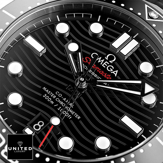 Omega Seamaster Professional Black Dial  close view