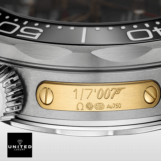 Omega Seamaster Stainless Steel Case 1/7 007  corwn / push button