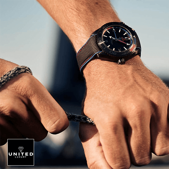 Omega Seamaster 215.92.46.22.01.004 Black Dial  on the wrist