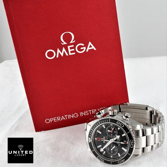 Omega Planet Ocean Steel 1 Omega Seamaster Black Dial & Bezel Stainless Steel