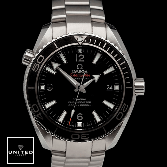 Omega Seamaster Black Dial Oyster  black background